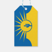 Vlag van Mesa, Arizona Gift Labels Cadeaulabel (Achterkant)