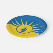Vlag van Mesa, Arizona Paper Borden Papieren Bordje (Gekanteld)
