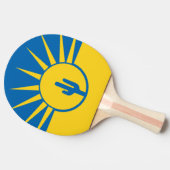 Vlag van Mesa, Arizona Ping-Pong Paddle Tafeltennisbatje (Zijkant)