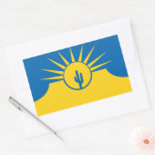 Vlag van Mesa, Arizona Rechthoekige sticker (Envelop)