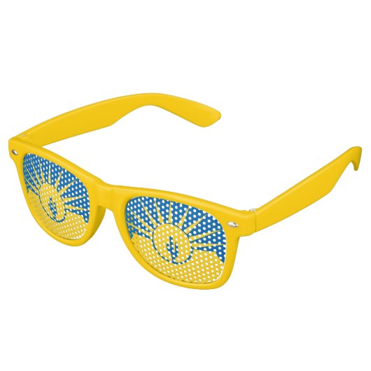 Vlag van Mesa, Arizona Retro zonnebril (Gekanteld)