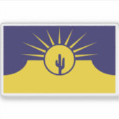 Vlag van Mesa, Arizona Sticker (Voorkant)