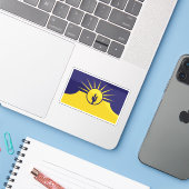 Vlag van Mesa, Arizona Sticker (Laptop met iPhone)