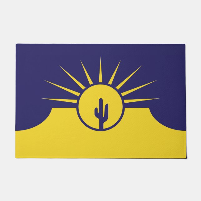 Vlag van Mesa (Arizona, VS) Deurmat (Voorkant)