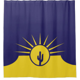 Vlag van Mesa (Arizona, VS) Douchegordijn