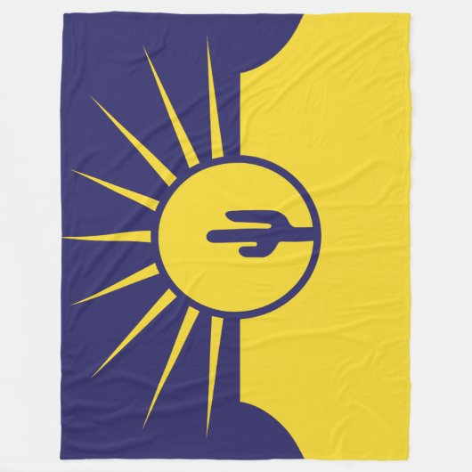 Vlag van Mesa (Arizona, VS) Fleece Deken (Voorkant)