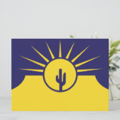 Vlag van Mesa (Arizona, VS) Kaart (Staand voorkant)