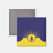 Vlag van Mesa (Arizona, VS) Magneet (Voorkant / Achterkant)
