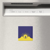 Vlag van Mesa (Arizona, VS) Magneet (Insitu (Vaatwasser))