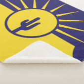 Vlag van Mesa (Arizona, VS) Sherpa Deken (3/4)