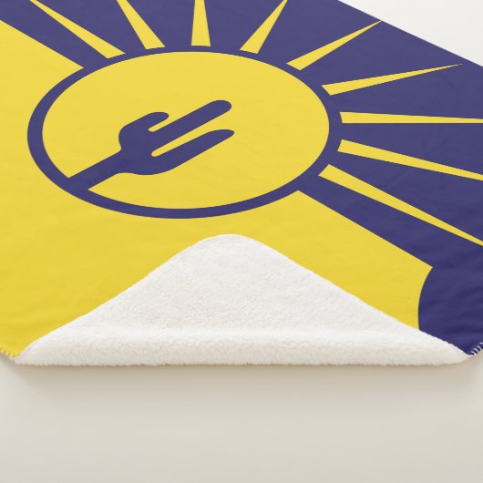 Vlag van Mesa (Arizona, VS) Sherpa Deken (3/4)