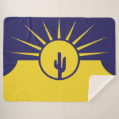 Vlag van Mesa (Arizona, VS) Sherpa Deken (Voorkant (horizontaal))