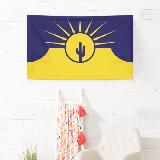 Vlag van Mesa (Arizona, VS) Spandoek (Insitu)