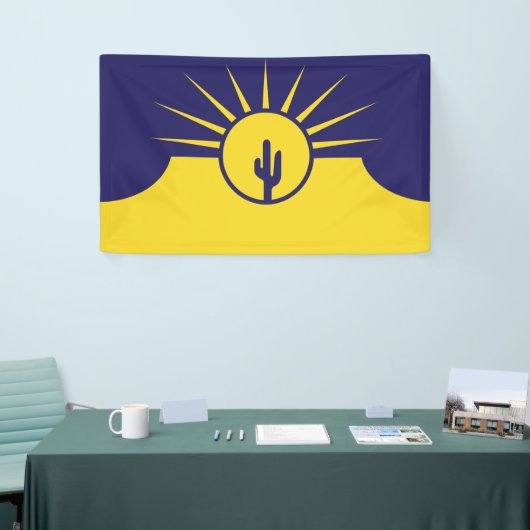 Vlag van Mesa (Arizona, VS) Spandoek (Beurs)