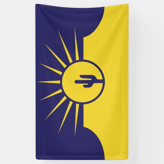 Vlag van Mesa (Arizona, VS) Spandoek (Verticaal)