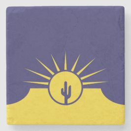 Vlag van Mesa (Arizona, VS) Stenen Onderzetter