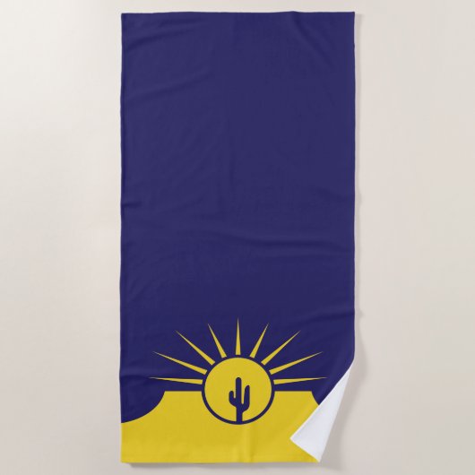Vlag van Mesa (Arizona, VS) Strandlaken (Voorkant)