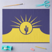 Vlag van Mesa (Arizona, VS) Tissuepapier (Craft)