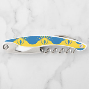 Vlag van Mesa, Arizona Waiter's Corkschroef Kurkentrekker