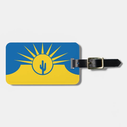 Vlag van Mesa, Bagagelabel Arizona (Voorkant horizontaal)