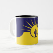 vlag van Mesa Tweekleurige Koffiemok (Voorkant links)