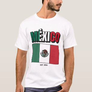 Vlag van Mexico 1836 T-shirt