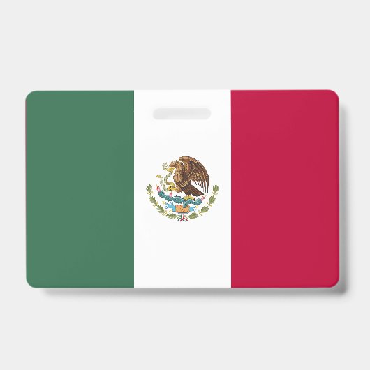 Vlag van Mexico Badge (Voorzijde)