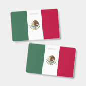 Vlag van Mexico Badge (Voor- en achterkant)