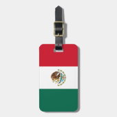 Vlag van Mexico Bagagelabel (Voorkant verticaal)