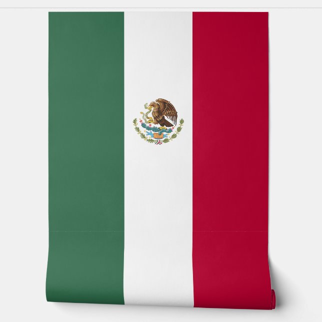 Vlag van Mexico Behang (Afrollen)