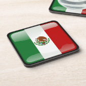 Vlag van Mexico Bier Onderzetter (Linkerzijde)