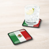 Vlag van Mexico Bier Onderzetter (Rechterzijde)