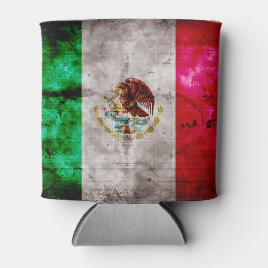 vlag van Mexico Blikjeskoeler (Voorkant)