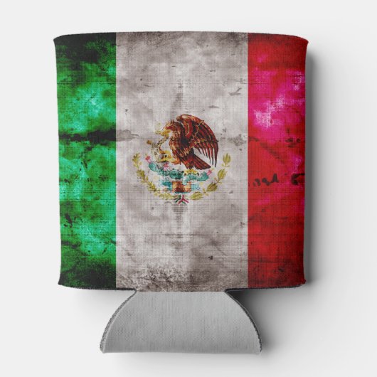  vlag van Mexico Blikjeskoeler (Achterkant)