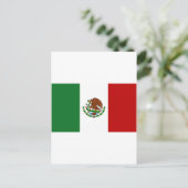 Vlag van Mexico Briefkaart (Staand voorkant)