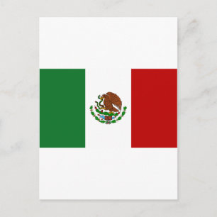 Vlag van Mexico Briefkaart
