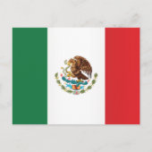 Vlag van Mexico Briefkaart (Voorkant)