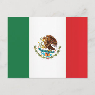 Vlag van Mexico Briefkaart