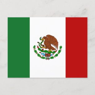 Vlag van Mexico Briefkaart