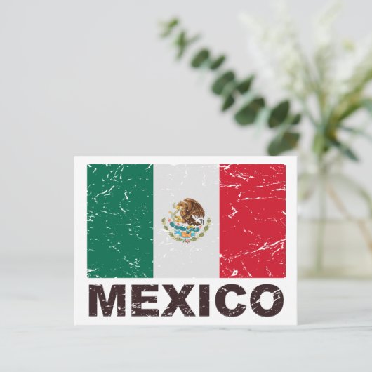  vlag van Mexico Briefkaart (Staand voorkant)