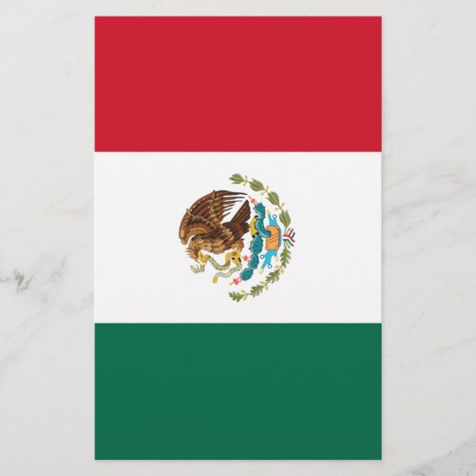 Vlag van Mexico Briefpapier (Voorkant)