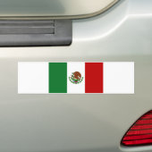Vlag van Mexico Bumpersticker (Op auto)
