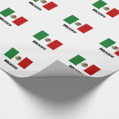 Vlag van Mexico Cadeaupapier (Hoek)