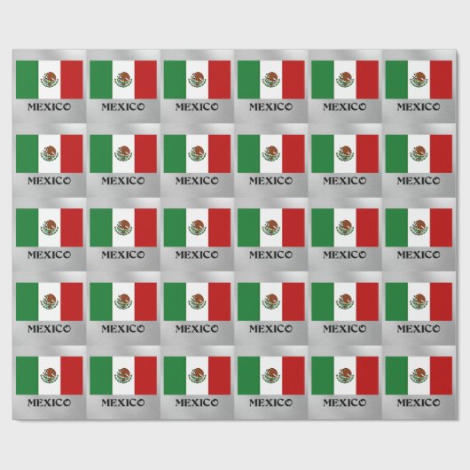 Vlag van Mexico Cadeaupapier (Vlak)