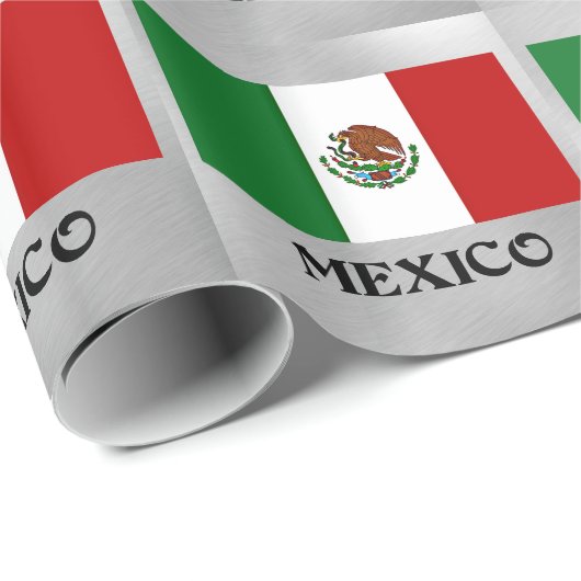 Vlag van Mexico Cadeaupapier (Rol Hoek)