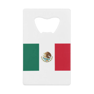 Vlag van Mexico Creditkaart Flessenopener