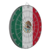 Vlag van Mexico Dartbord (Voorkant Links)
