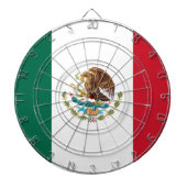 Vlag van Mexico Dartbord (Voorkant)