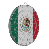 Vlag van Mexico Dartbord (Voorkant Links)