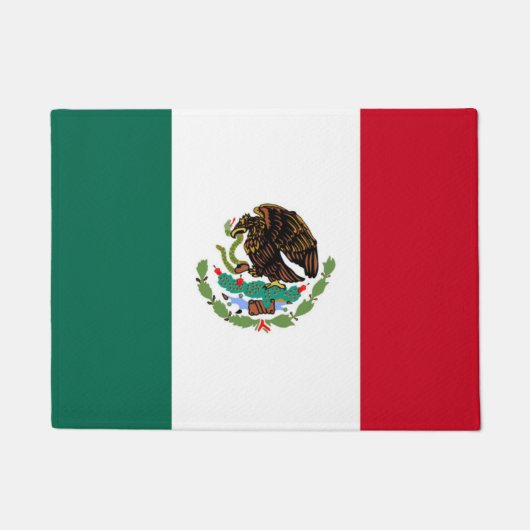 Vlag van Mexico Deurmat (Voorkant)